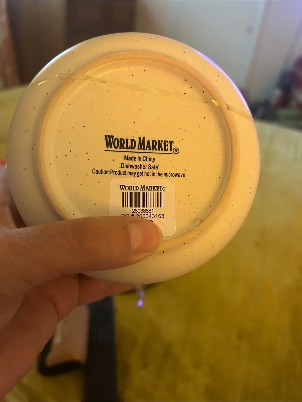 Cost Plus World Market bright yellow